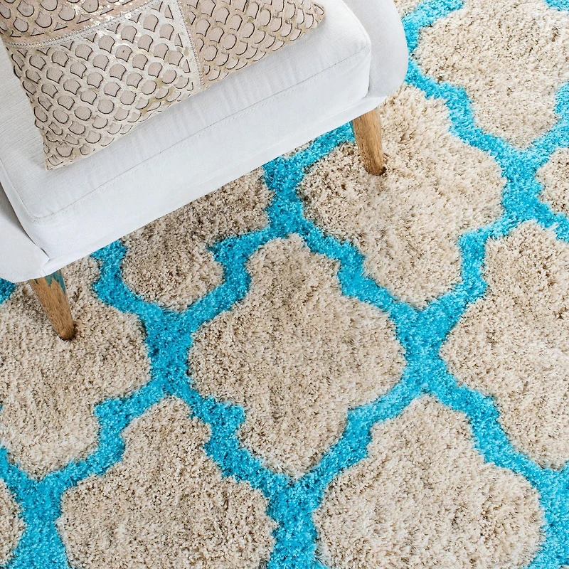 Safavieh Barcelona Anabelle Geometric Shag Area Rug