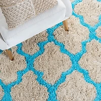 Safavieh Barcelona Anabelle Geometric Shag Area Rug