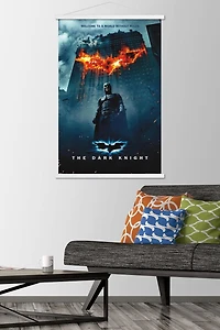 Film DC Comics - The Dark Knight - Batman Logo sur Fire One Sheet