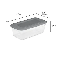 Boîtes Sterilite en gris