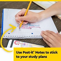 Post-it Transparent Notes, 2 7/8 x 5 7/8 in