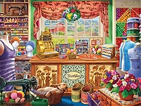 Puzzle Big Ben de 300 pièces, Magasin de laine