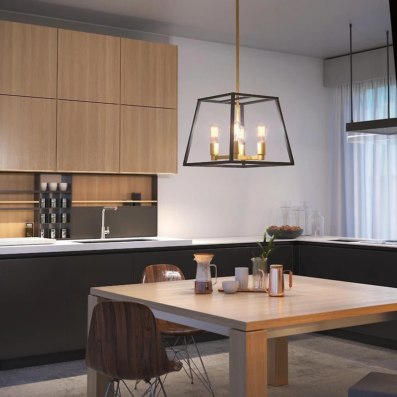 Artika Carter Square 4-Light Chandelier