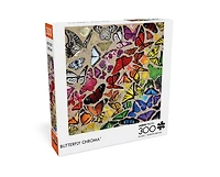 Buffalo Games - Large Pieces - Butterfly Chroma - 300 Piece Jigsaw Puzzle