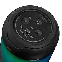 iHome PLAYGLOW MINI Haut-parleur Bluetooth imperméable rechargeable à couleurs changeantes avec batterie à long durée