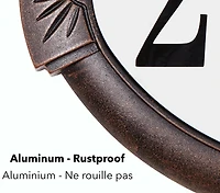 PRO-DF Classic Aluminum Address Plaque