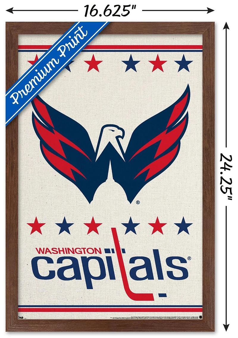 NHL Washington Capitals - Logo 14 Wall Poster, 22.375" x 34"