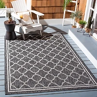 SAFAVIEH Courtyard Claudia Geometric Indoor/Outdoor Area Rug