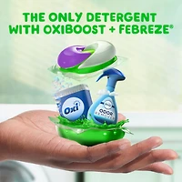 Gain Super Sized Flings Laundry Detergent Pacs, Zen, 3-in-1 Detergent Pacs with Febreze and Oxi