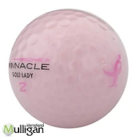 Mulligan - 48 balles de golf récupérées Pinnacle Lady 5A, Rose