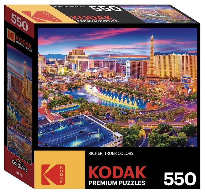 Puzzle Kodak 550pc - Las Vegas Strip Casse-tête Kodak Prem 550 pièces
