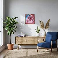 Coffret Unique Creativ Art de Peinture Pré-Mélangée Versable, 51 pièces, Toiles 30,5 x 30,5 cm