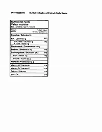 Mott’s Fruitsations Sauce aux pommes originale 6x113g