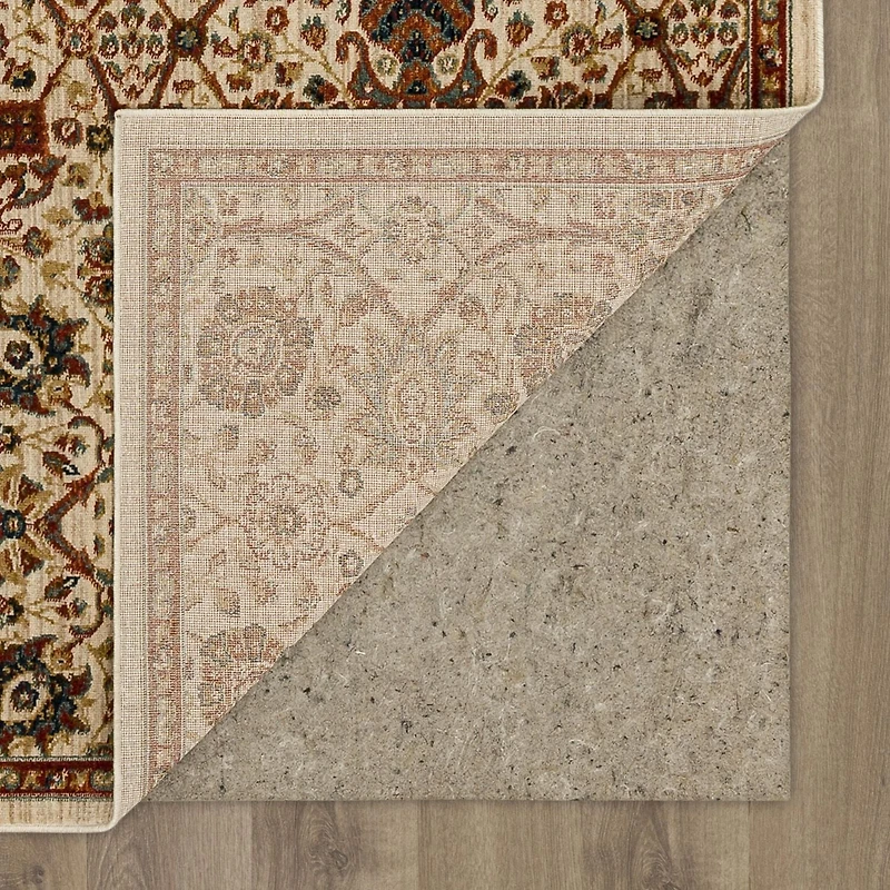 Mohawk Home Radnor Cream Woven Polyester Area Rug