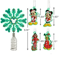 Hallmark Mini Christmas Tree Topper and Ornaments (Disney Mickey Mouse and Friends), Set of 5