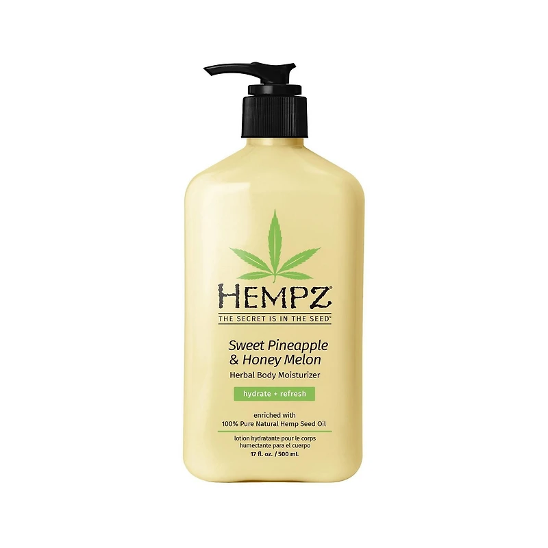 Hempz Ananas Doux Lotion 17 oz Aide à revitaliser, adoucir et hydrater