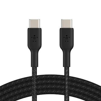 Câble USB-C vers USB-C à gaine tressée BOOST↑CHARGE