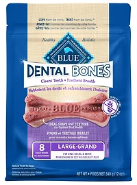 BLUE Bones os dentaires pour chiens grand