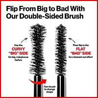 Revlon So Fierce! Big Bad Lash, Extreme Volume Mascara, 24hr Wear, 10mL, Volumizing Darkening Eyelash Tint