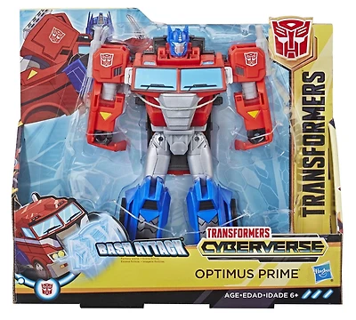 Transformers Cyberverse Action Attackers: Ultra Class Optimus Prime Action Figure Toy