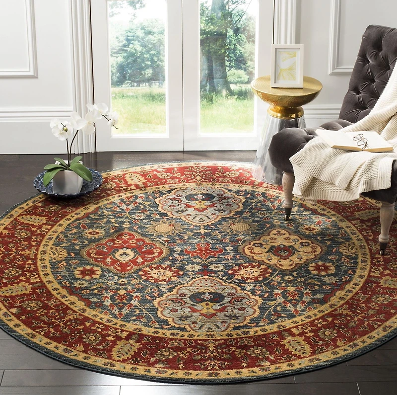 Safavieh Mahal Napier Floral Bordered Area Rug