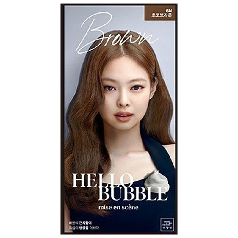 Teinture pour cheveux Hello Bubble Mise-en-scène (7V-Peri Violet) Teinture pour cheveux à bulles (7V-Peri Violet)