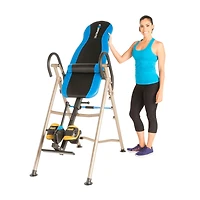 EXERPEUTIC 225SL Inversion Table with ‘SURELOCK’ Safety Ratchet System, Lumbar Support and AIR SOFT No Pinch Ankle Holders