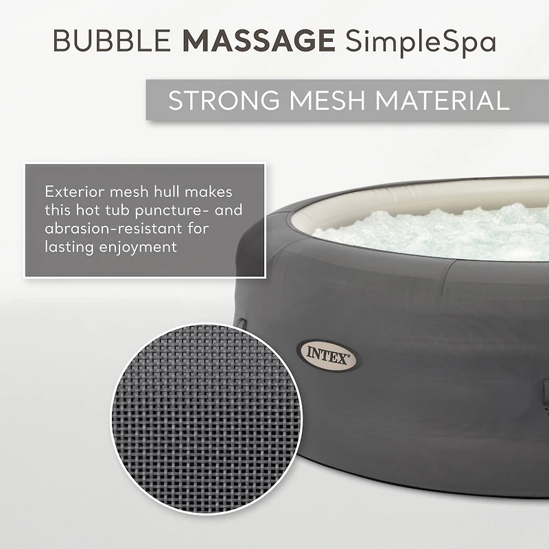 Ensemble spa simple à 4 personnes