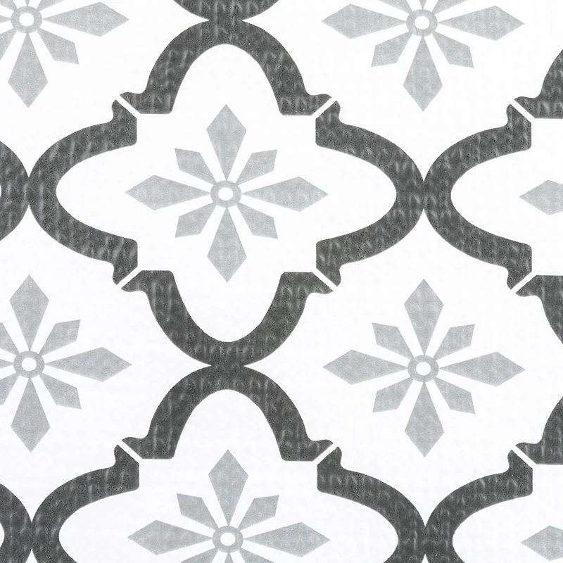 EasyLiner Smooth Top Shelf Liner, Grey Quatrefloral, 20 in. x 6 ft. Roll, <ul><li>Non-adhesive</li><li>smooth surface</li><li>Easy to Intall</li></ul>