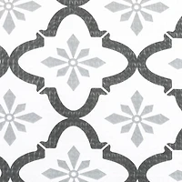 EasyLiner Smooth Top Shelf Liner, Grey Quatrefloral, 20 in. x 6 ft. Roll, <ul><li>Non-adhesive</li><li>smooth surface</li><li>Easy to Intall</li></ul>