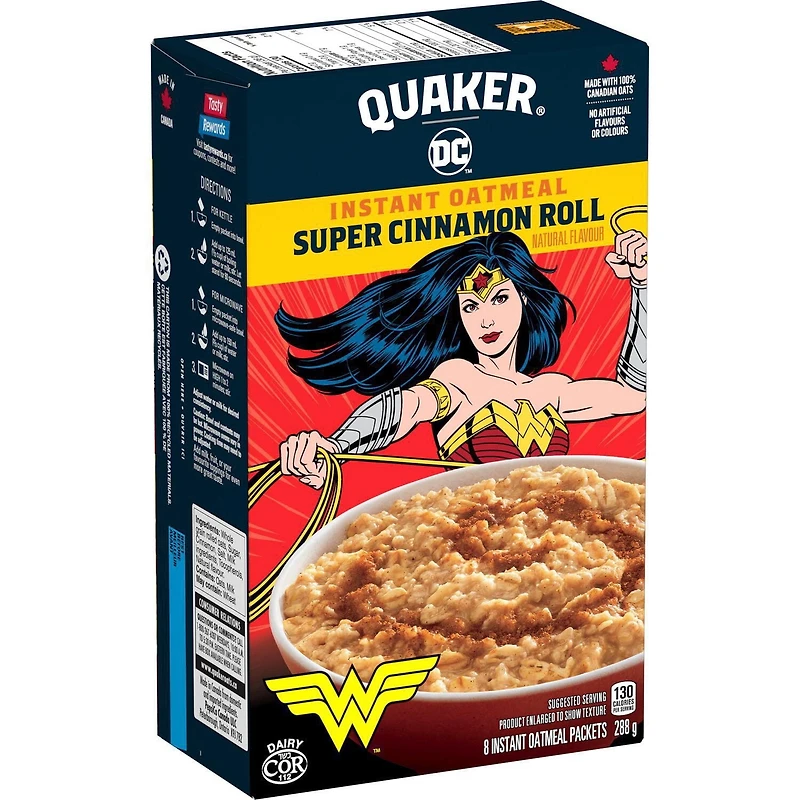 Quaker Instant Oats Hot Cereal Cinnamon Swirl