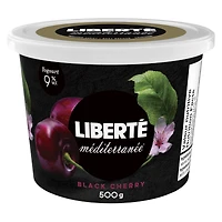 Liberté Méditerranée 9% Yogurt, Black Cherry, 500 g