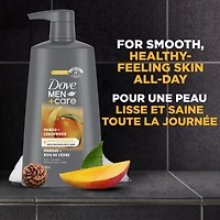 Dove Men+Care Rejuvenating Mango + Cedarwood Body and Face Wash for Men, Mango & Cedarwood with 24-Hour Nourishing Micromoisture Technology, with pump, 710mL, 710mL