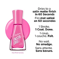 Sally Hansen Insta-Dri Electric Feels, Vernis à ongles, Belles couleurs, Sèche en 60 secondes, Hot Pink-Tensity, 9.17 ml