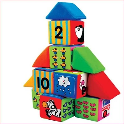 Melissa & Doug Match & Build Soft Blocks