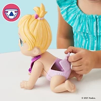 Baby Alive Lil Snacks Doll, Eats and "Poops," 8-inch Baby Doll Toy, Kids 3 and Up, Blonde Hair