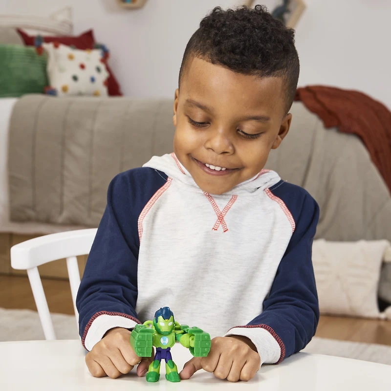 Marvel Iron Man and his Awesome Friends, figurine Iron Hulk avec accessoire