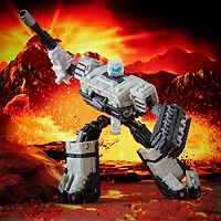 Transformers Toys Generations War for Cybertron: Kingdom Deluxe WFC-K33 Autobot Slammer Action Figure - Kids Ages 8 and Up, 5.5-inch