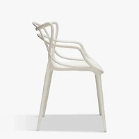 Heavenly Collection Plastic Dining Chair for Dining Area