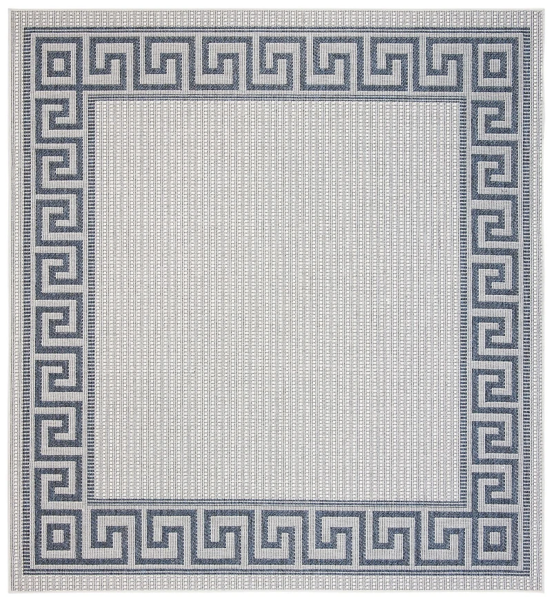 SAFAVIEH Bermuda Isidora Tapis Intérieur/Extérieur Géométrique Lavable en Machine
