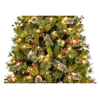 Puleo 7ft Pre-lit Mountain Pine Tree