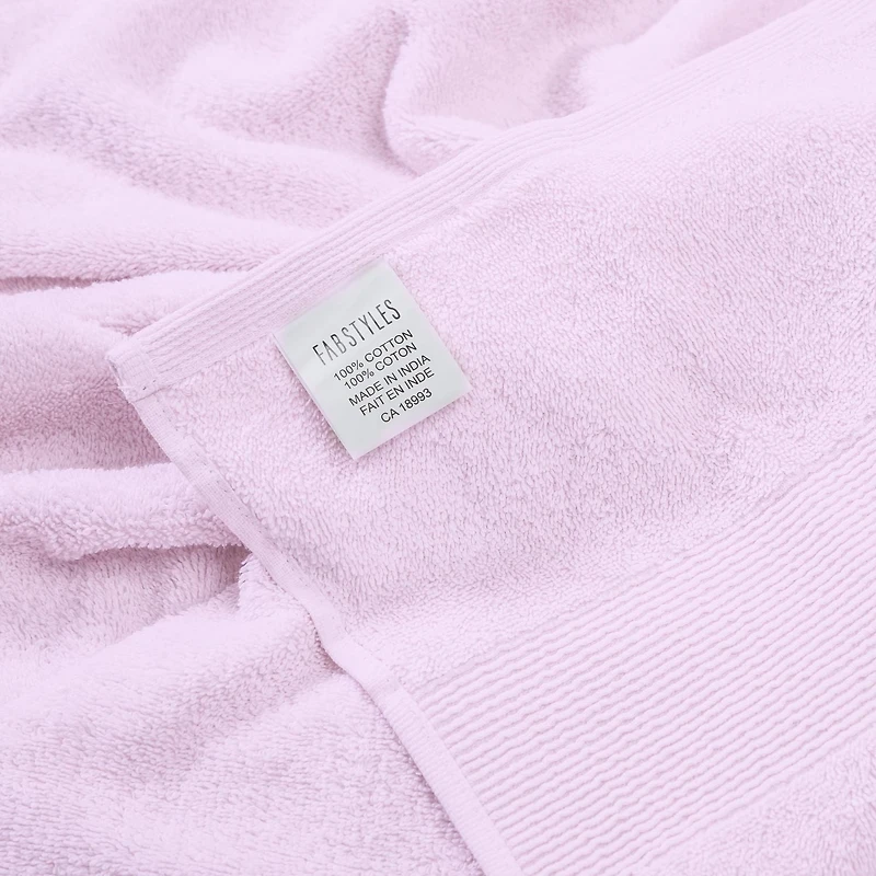 Fabstyles Lot de 12 serviettes pour le visage de qualité supérieure, gant de toilette doux et absorbant pour un usage quotidien, 35,6 x 35,6 cm, serviettes de luxe en coton