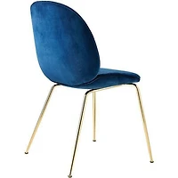 Take Me Home Green Velvet Dining Chair – Set of 4 with Plush Thick Seats, Luxurious Velvet Upholstery, and Shiny Gold Legs for Elegant Dining Spaces