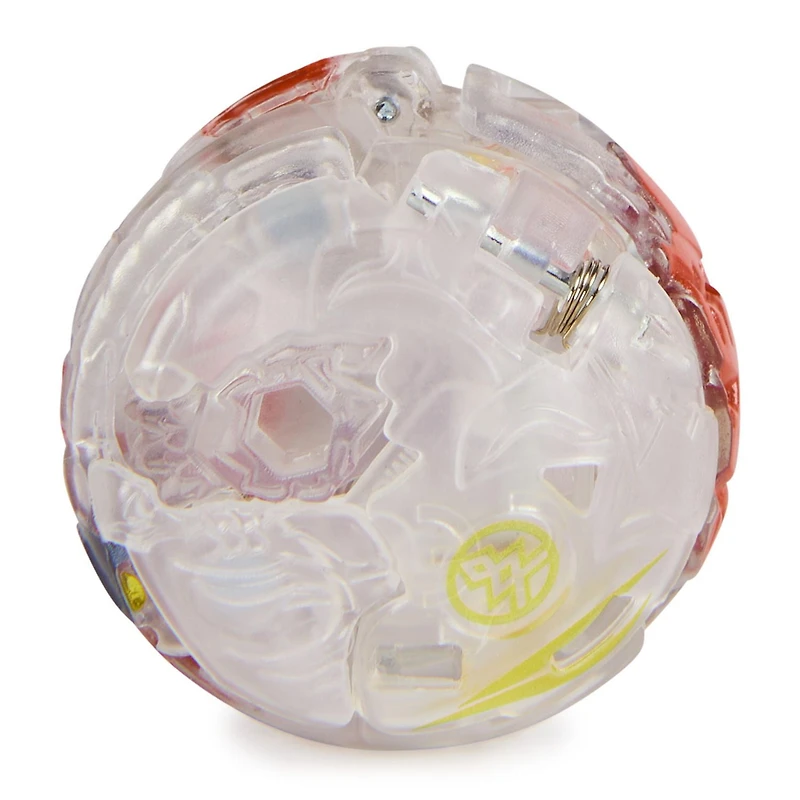 Bakugan Legends, Nova Dragonoid X Nillious (Clear), Light Up Bakugan Action Figures, 1 Character Card and Metal Gate Card, Kids Toys for Boys Ages 6 and Up