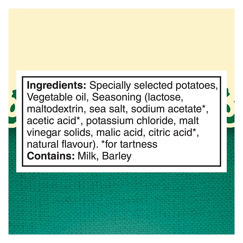 Miss Vickie’s croustilles cuites à la marmite saveur Sel marin et vinaigre de malt, format économique 325 g.