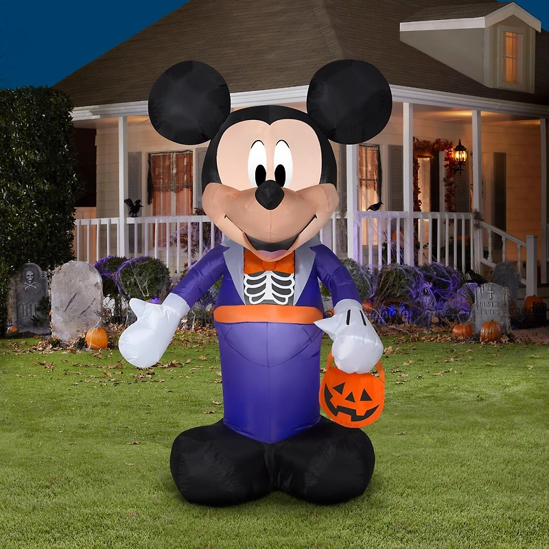 Mickey Airblown en tenue d'Halloween Disney