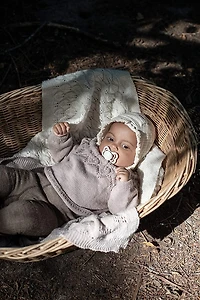 BIBS Supreme Baby Pacifiers | BPA-Free Natural Rubber Pacifier | Made in Denmark | Set of 2 Soothers (0-6 Months)