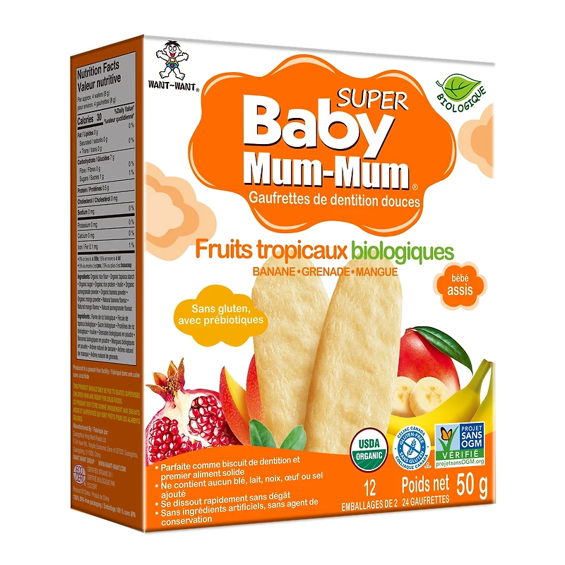 Baby Mum-Mum Organic Super Tropical Rice Rusks