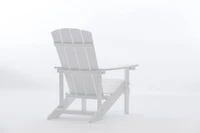 Chaise Adirondack Tanfly – Blanche – Polycarbonate – Usage intérieur/extérieur