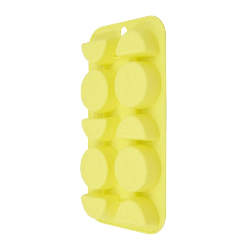 Bac à glaçons en silicone en forme d'agrumes à 10 cavités Mainstays, 8 x 4 pouces, 1 pièce